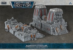 Battlefield in a Box: Gothic Sector - Mundus Imperialis: Damaged and Destroyed Administratum